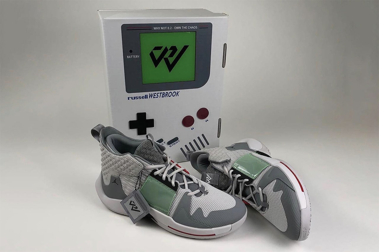Jordan Why Not Zer0.2 Gameboy Nintendo Player Exclusive PE Russell Westbrook Players Exclusive Custom Recon Beat Lab