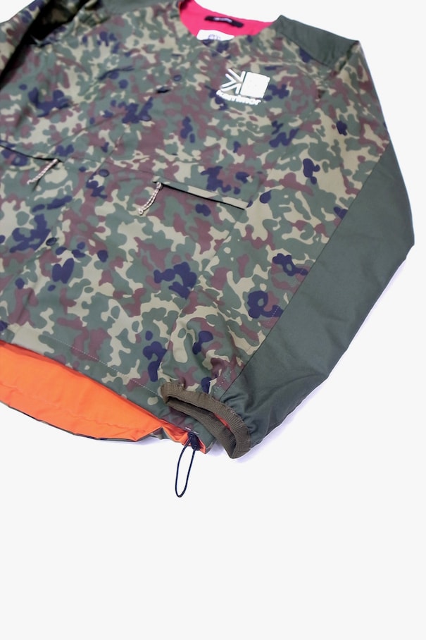 Junya Watanabe The North Face Karrimor SS19 backpack jacket reversible overshirt coaches camouflage safety orange transformable coat
