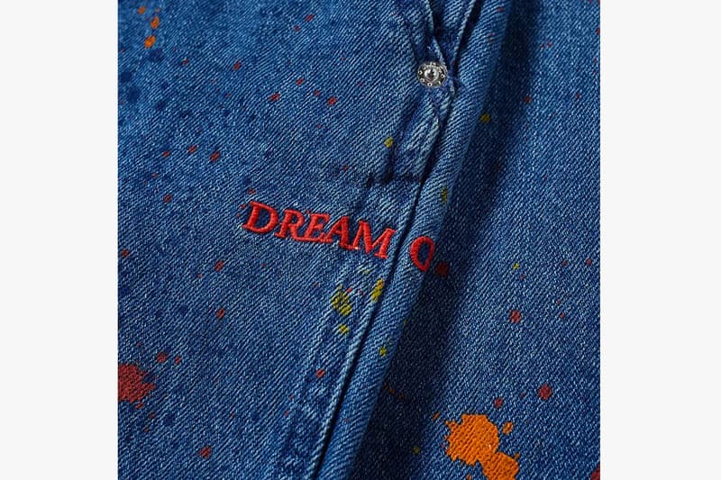 Kid Cudi x A.P.C. Collaboration Available Now petit standard dream on cardigan tennis minimal sneakers south salopette overalls bold stripe tee splash tee release info price