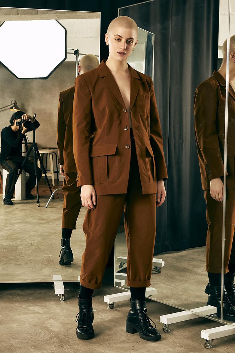 KINDAGARDEN Fall Winter 2019 FW19 Lookbook Collection Japanese Korean Minimalist Brand Tokyo Sayaka Matsushita JP Park