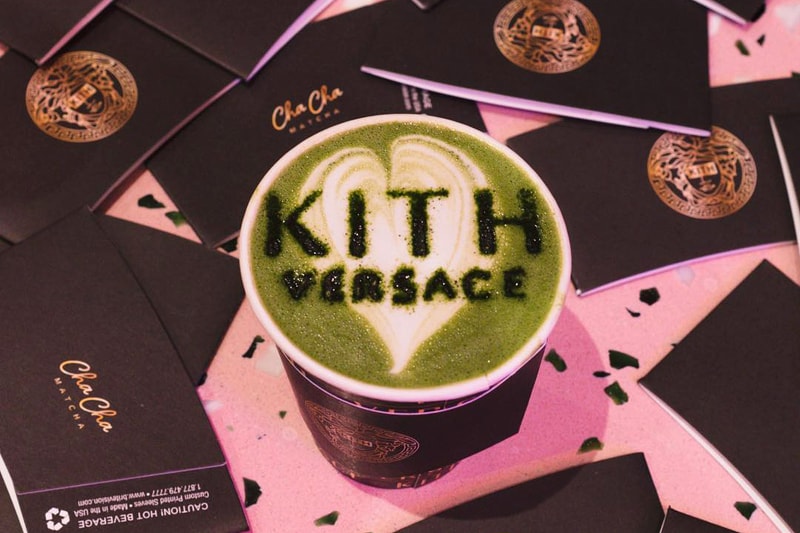 KITH and Versace Host Pop Up at Cha Cha Matcha