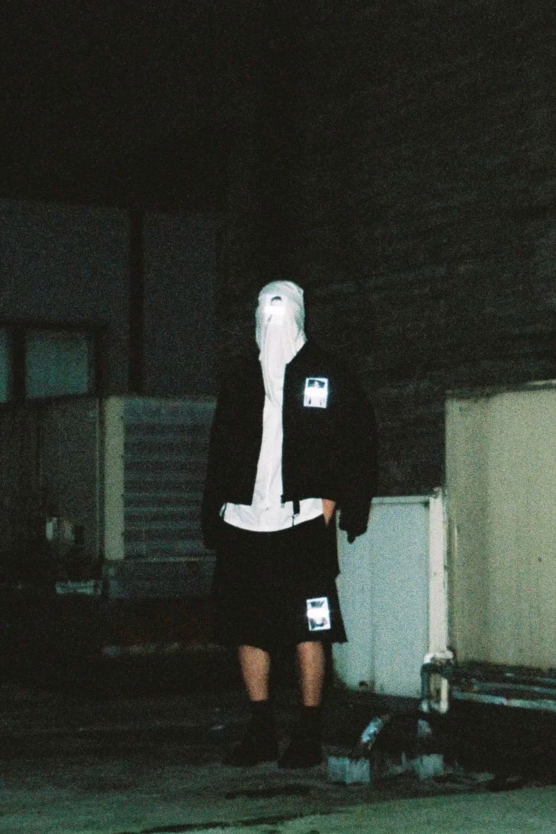 KOMAKINO Spring Summer 2019 /017 Editorial jacket hoodie t shirt pants graphics David Cronenberg Crash