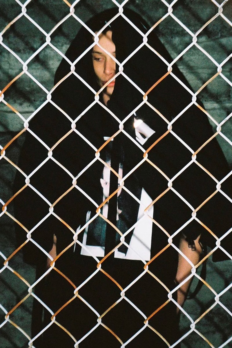 KOMAKINO Spring Summer 2019 /017 Editorial jacket hoodie t shirt pants graphics David Cronenberg Crash
