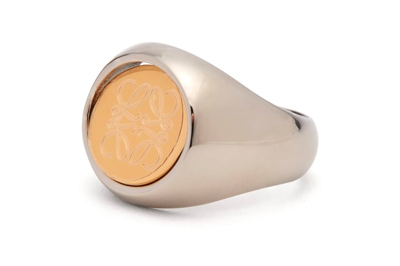 LOEWE Flip Anagram-Logo Ring Release Gold Silver To Buy For Sale Information Matchesfashion.com Signet