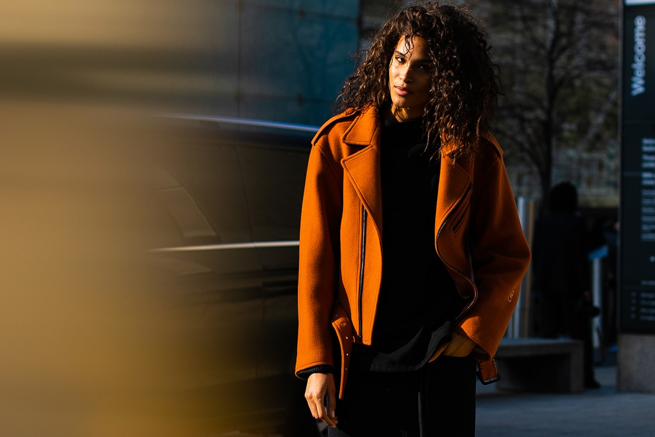 London Fashion Week Street Style FW19 Fall Winter 2019 Streetsnaps Fashion Clothing Cheyenne Maya Carty Victoria Secret Model VLTN White Boots Valentino Garavani Blazer Prada Scarf Bucket Hats Romeo Juliet Shorts Prada Milano Bag Jacket Puffer Jacket Jackets Coats Palace Skateboards Balaclava Accessories Earrings Necklaces Jewelry Aries Arise Layers Layered Clothing Off-White Virgil Abloh Sita Abellan Burberry Trench Coat JW Anderson Jonathan Ganni Chanel Skirt Waterproof Rain Gucci Balenciaga Comme Des Garçons SHIRT Versace Headband Jasper Conran Stripes Checks Striped Checkered Patterns