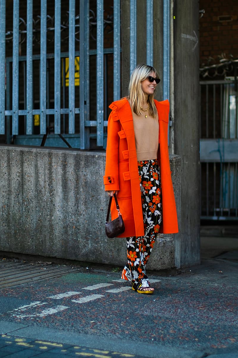 London Fashion Week Street Style FW19 Fall Winter 2019 Streetsnaps Fashion Clothing Cheyenne Maya Carty Victoria Secret Model VLTN White Boots Valentino Garavani Blazer Prada Scarf Bucket Hats Romeo Juliet Shorts Prada Milano Bag Jacket Puffer Jacket Jackets Coats Palace Skateboards Balaclava Accessories Earrings Necklaces Jewelry Aries Arise Layers Layered Clothing Off-White Virgil Abloh Sita Abellan Burberry Trench Coat JW Anderson Jonathan Ganni Chanel Skirt Waterproof Rain Gucci Balenciaga Comme Des Garçons SHIRT Versace Headband Jasper Conran Stripes Checks Striped Checkered Patterns