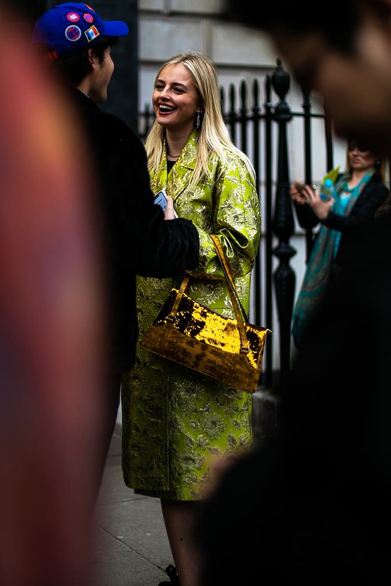 London Fashion Week Street Style FW19 Fall Winter 2019 Streetsnaps Fashion Clothing Cheyenne Maya Carty Victoria Secret Model VLTN White Boots Valentino Garavani Blazer Prada Scarf Bucket Hats Romeo Juliet Shorts Prada Milano Bag Jacket Puffer Jacket Jackets Coats Palace Skateboards Balaclava Accessories Earrings Necklaces Jewelry Aries Arise Layers Layered Clothing Off-White Virgil Abloh Sita Abellan Burberry Trench Coat JW Anderson Jonathan Ganni Chanel Skirt Waterproof Rain Gucci Balenciaga Comme Des Garçons SHIRT Versace Headband Jasper Conran Stripes Checks Striped Checkered Patterns