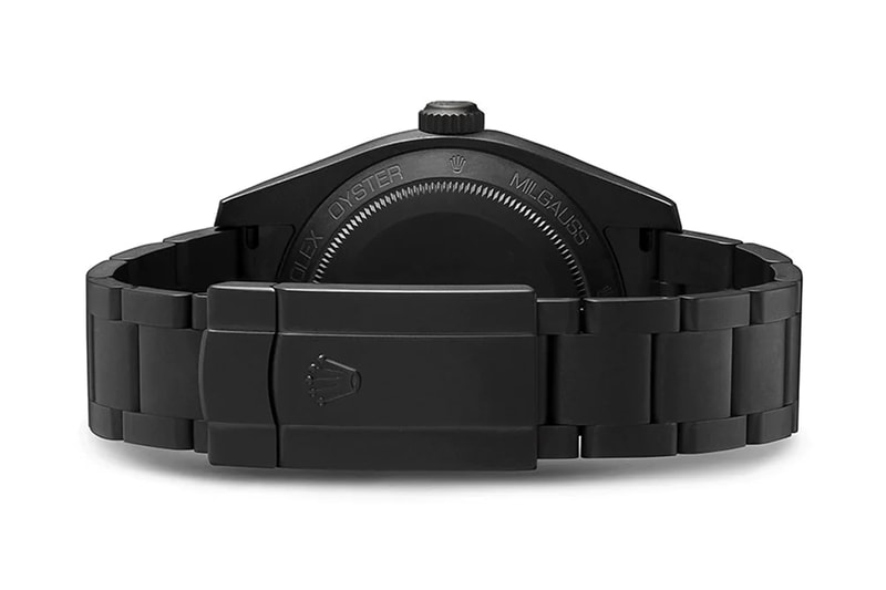 MAD Paris Rolex Milgauss Matte Black Steel Sapphire Embellishment Buy Cop Purchase Closer Look Details Release Information