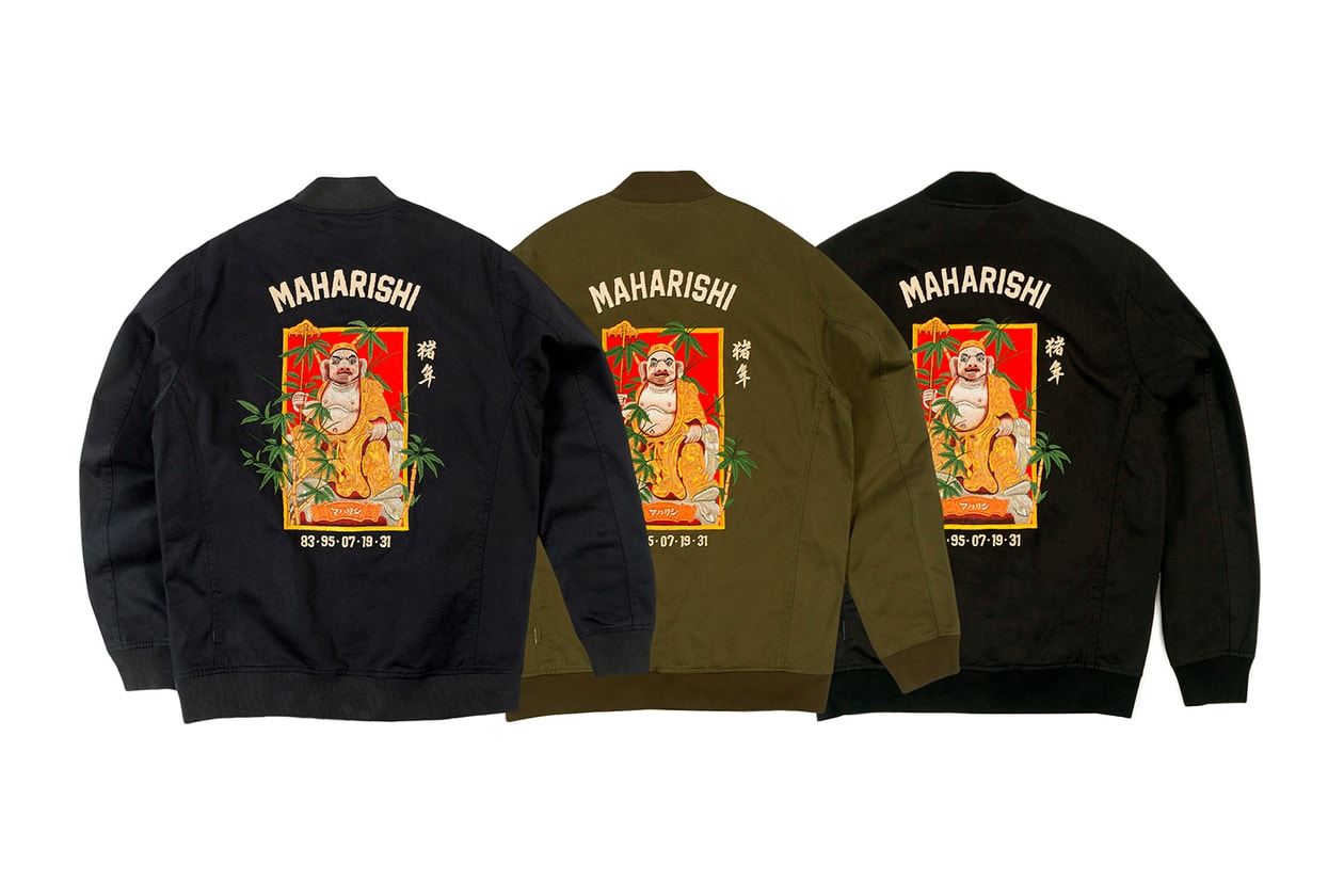 maharishi Lunar New Year Capsule Release Lookbook Info Date Jacket T shirt pig