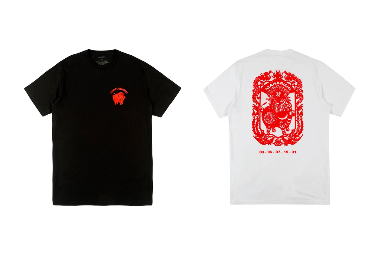 maharishi Lunar New Year Capsule Release Lookbook Info Date Jacket T shirt pig