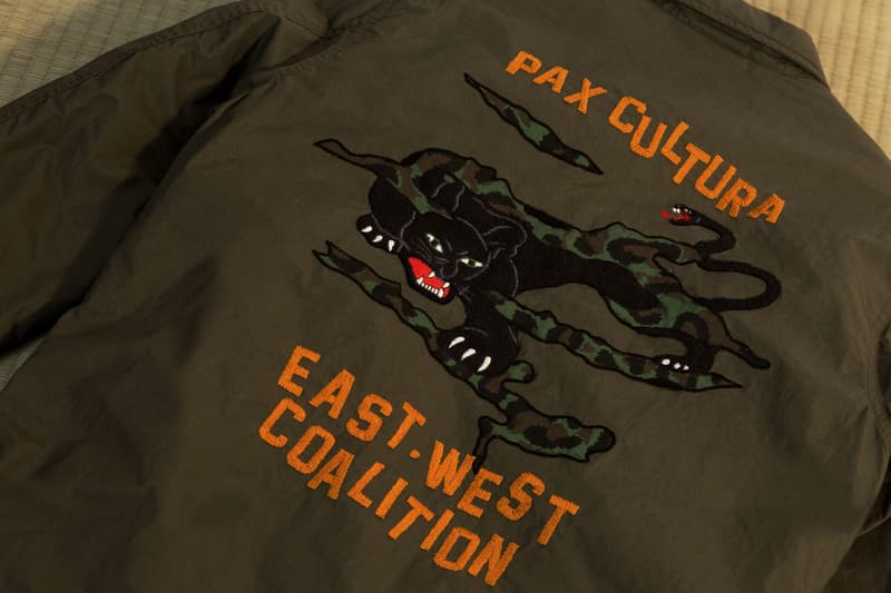 maharishi spring summer 2019 collection east west coalition military jacket capsule