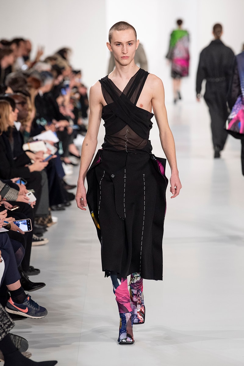 Maison Margiela Fall Winter 2019 Paris Fashion Week Show John Galliano Collection Details Deconstructed First Look Catwalk Runway