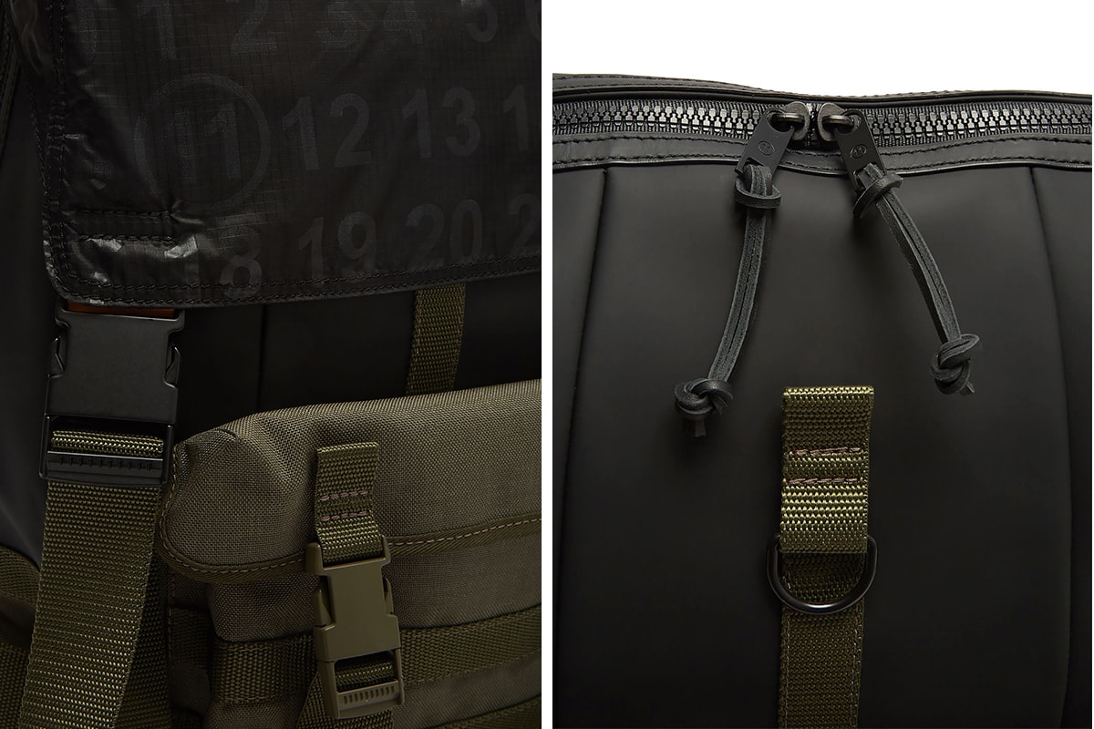 Maison Margiela Technical Numerical Backpack Release Info Khaki Black tactical LN CC