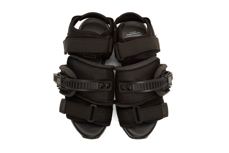 Maison Mihara Yasuhiro Black Skiing Sandals Release
