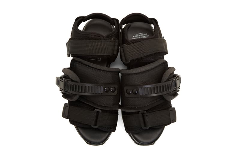 Maison Mihara Yasuhiro Black Skiing Sandals Release