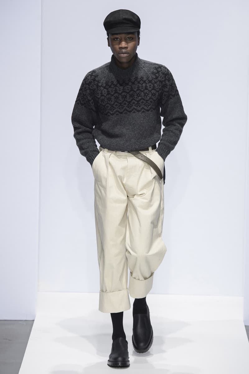 Margaret Howell FW19 Runway Collection fall winter 2019 london fashion week presentation co ed men women ready to wear