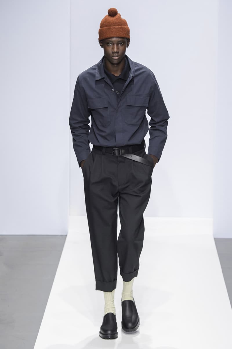 Margaret Howell FW19 Runway Collection fall winter 2019 london fashion week presentation co ed men women ready to wear