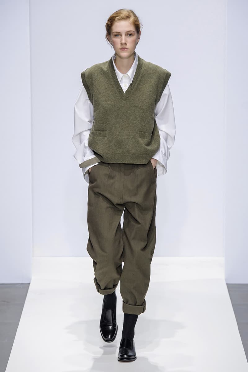 Margaret Howell FW19 Runway Collection fall winter 2019 london fashion week presentation co ed men women ready to wear