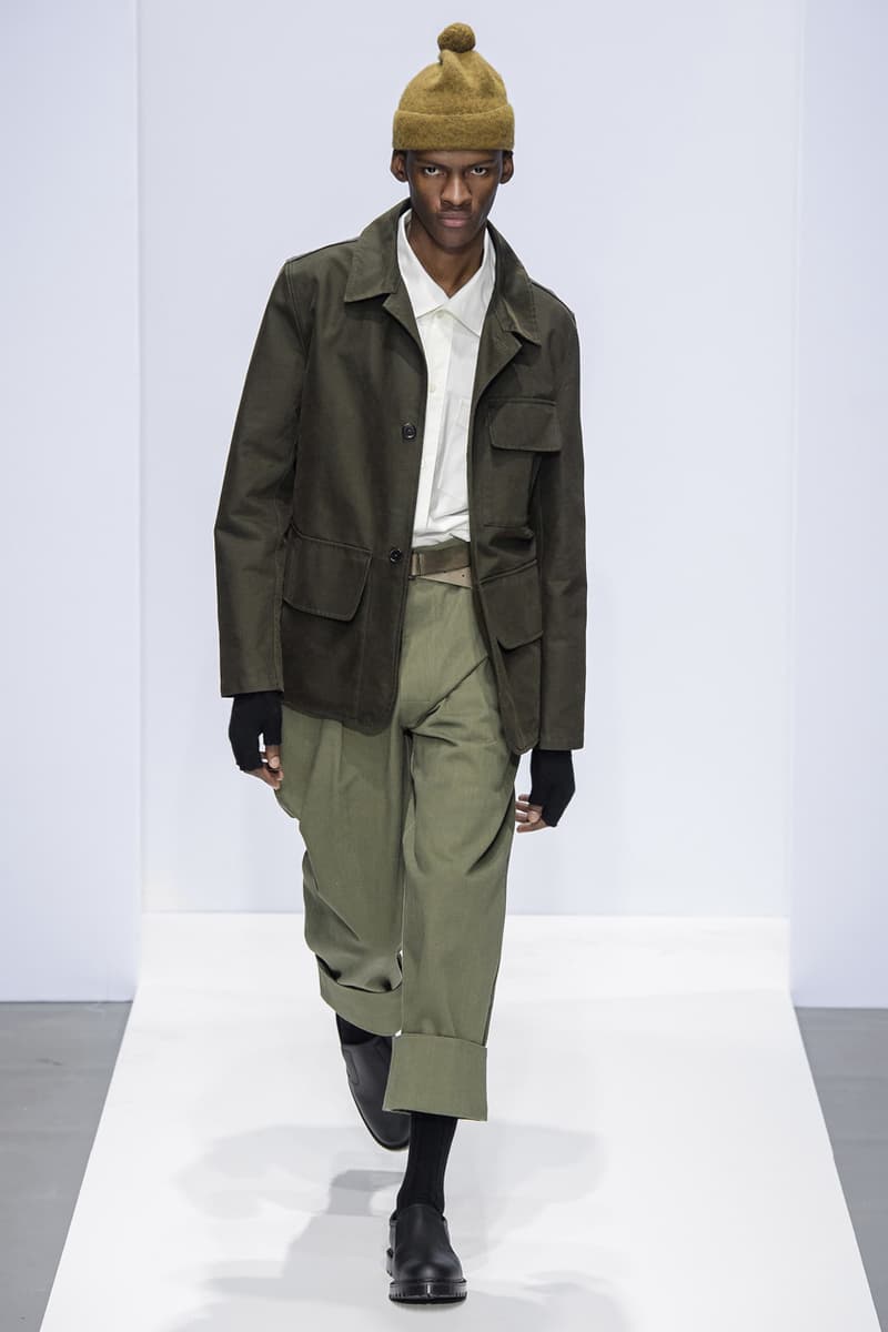 Margaret Howell FW19 Runway Collection fall winter 2019 london fashion week presentation co ed men women ready to wear