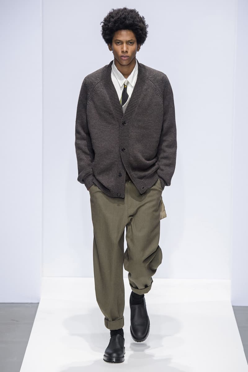 Margaret Howell FW19 Runway Collection fall winter 2019 london fashion week presentation co ed men women ready to wear