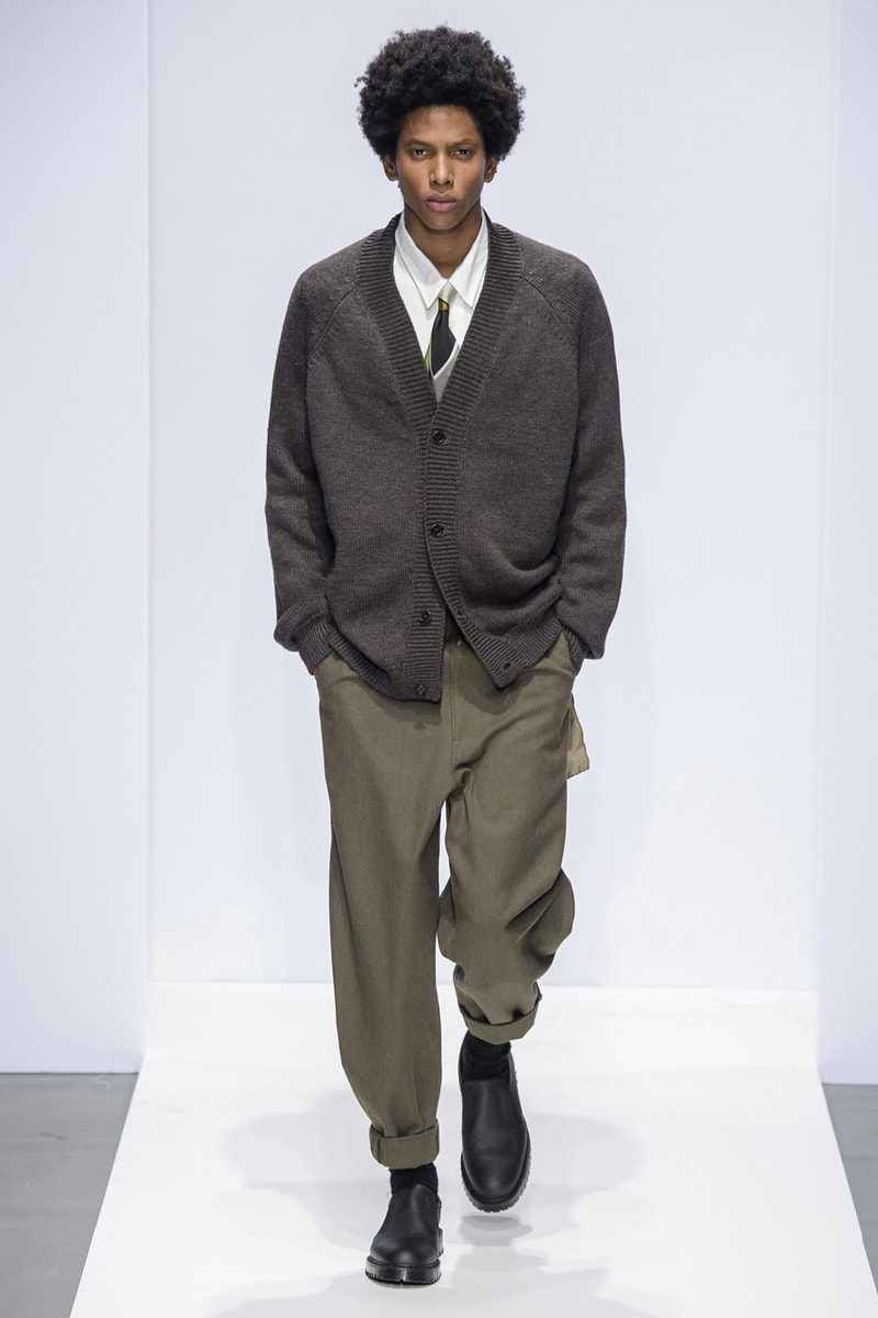 Margaret Howell FW19 Runway Collection fall winter 2019 london fashion week presentation co ed men women ready to wear