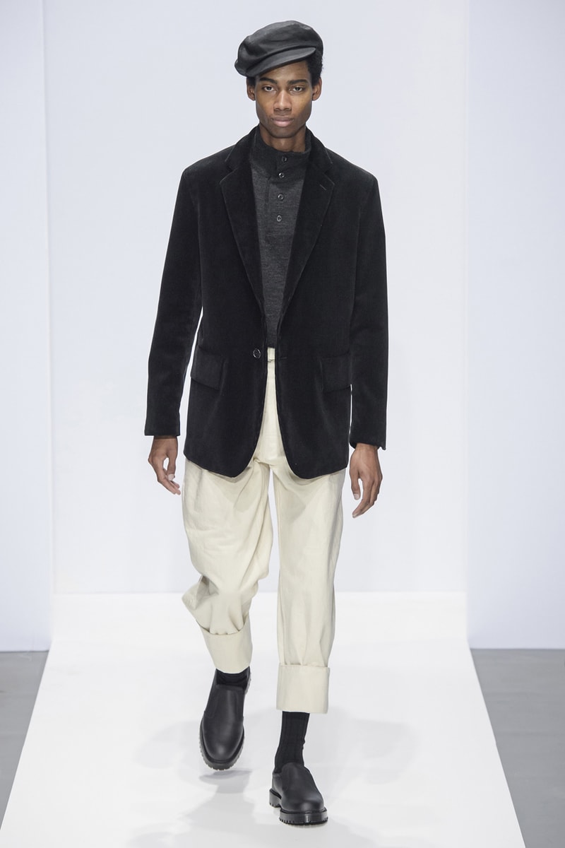 Margaret Howell FW19 Runway Collection fall winter 2019 london fashion week presentation co ed men women ready to wear