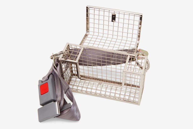 Martine Ali Seat Belt Desi Crossbody Bag Release Metal Grey For Sale Release Information Ssense Jewelry