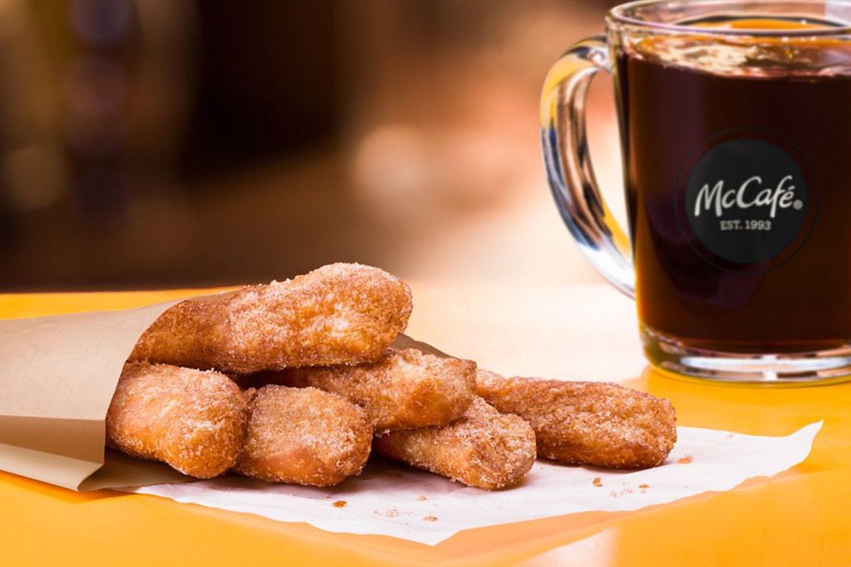 McDonalds McCafé Donut Sticks Launch Breakfast Item Cinnamon