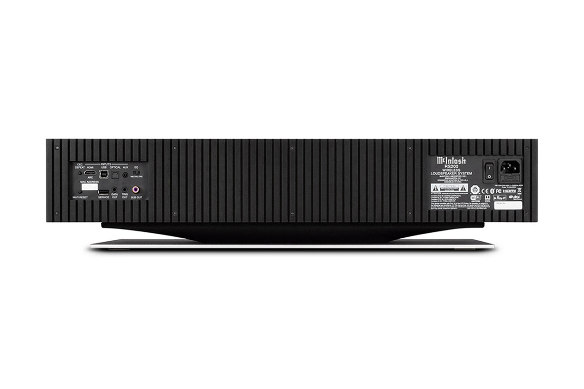 McIntosh выпускает беспроводной громкоговоритель RS200 мощностью 650 Вт с поддержкой Alexa, Apple Airplay, 8 драйверов (2) низкочастотных динамика 4 x 6 дюймов, (4) среднечастотных динамика 2 дюйма и (2) высокочастотных динамика ¾ дюйма, Bluetooth 5.0 Qualcomm® aptX™ HD, информация о цене 