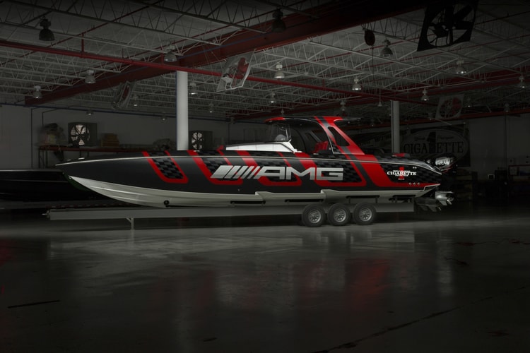 Mercedes-AMG & Cigarette Racing Team up for 'Carbon Edition' Speedboat