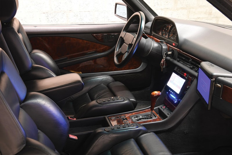 Mercedes Benz 1989 560 SEC AMG Wide Body Auction RM Sotheby's Benz Murdered-Out Blacked Out wide body Rims Engine 