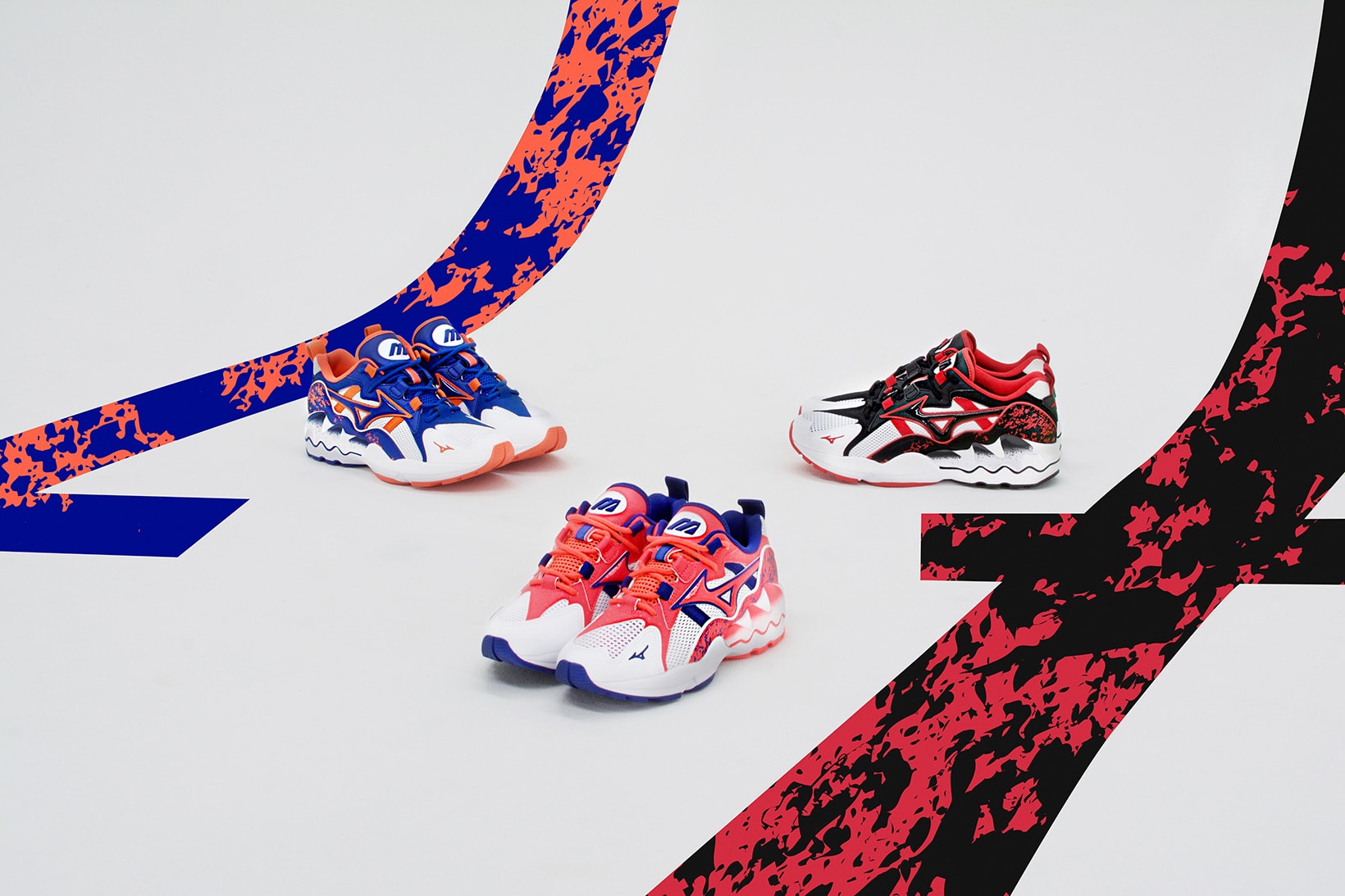 Mizuno Celebrates Iconic 90s Athletic Sneaker with Revival 1990 Throwback Streetwear Pop Up Sneakers Graphic Chunky Dad Shoes