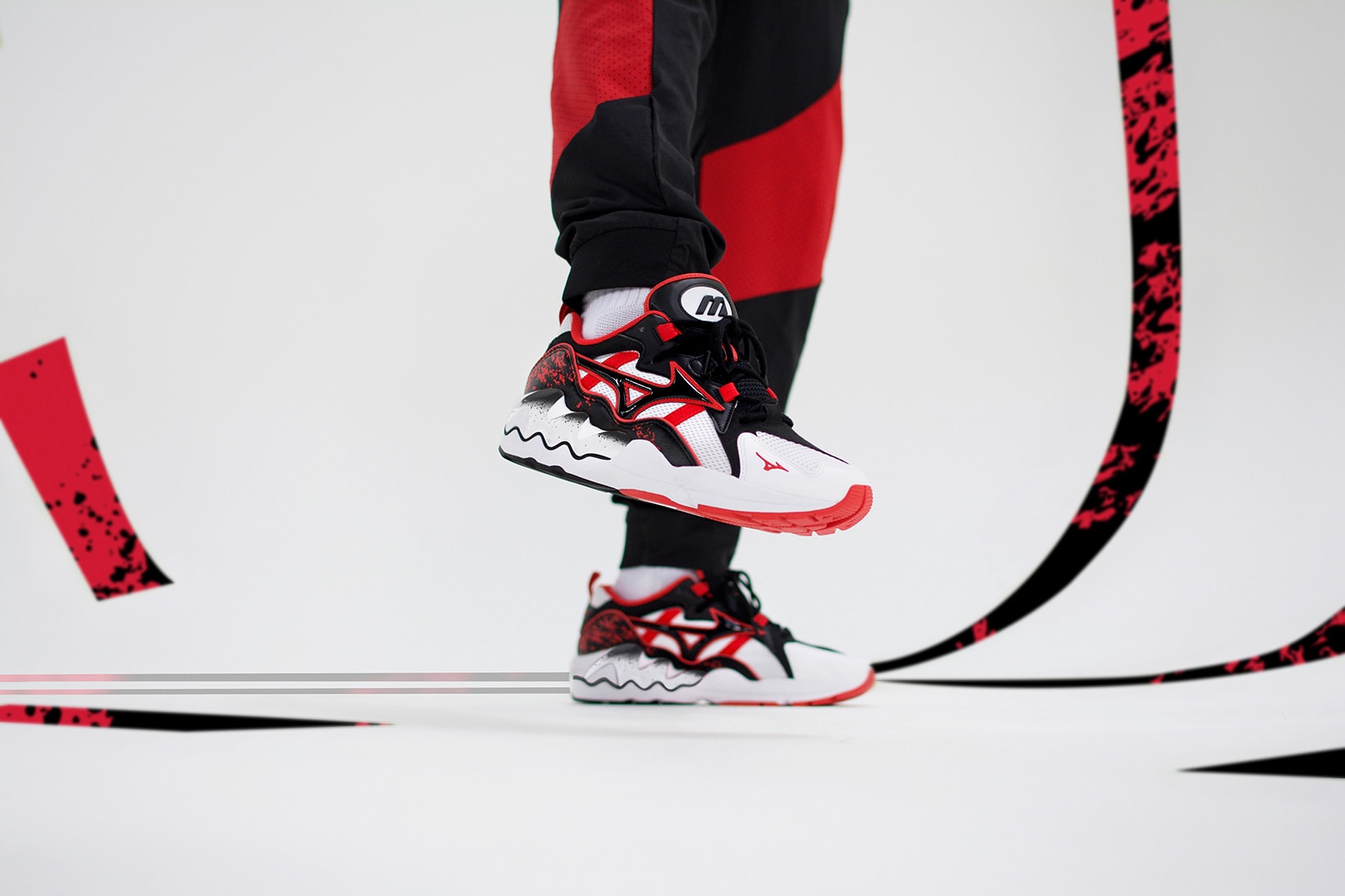 Mizuno Celebrates Iconic 90s Athletic Sneaker with Revival 1990 Throwback Streetwear Pop Up Sneakers Graphic Chunky Dad Shoes