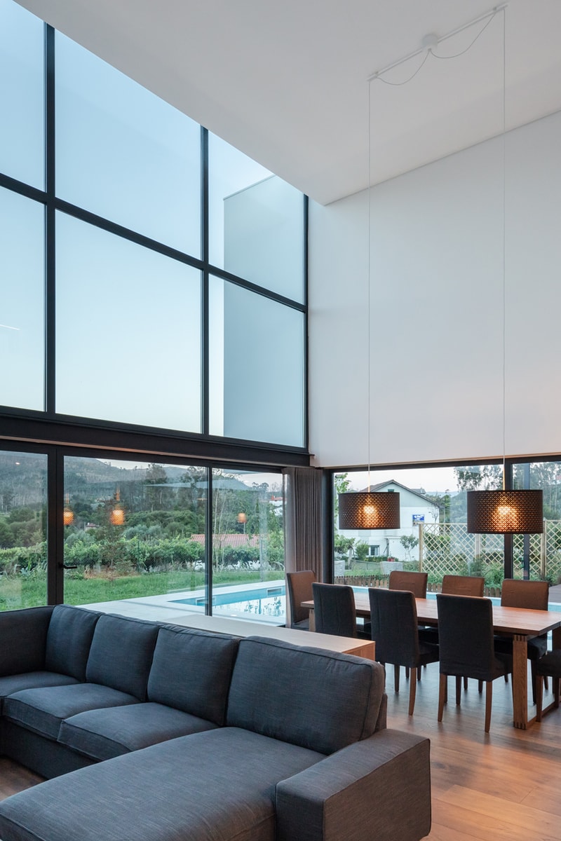 modern gafarim house Tiago do Vale Architects Bridge of Lima ponte de lima Portugal 
