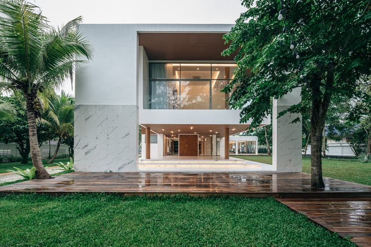 Thai Fishing Family Adds Sleek, Simple Home to Private Village