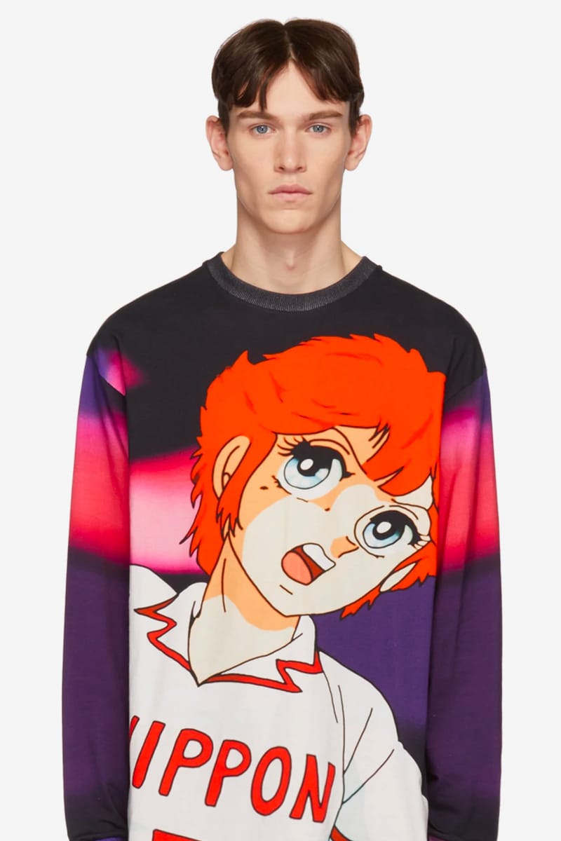 MSGM Releases Attacker You Shirts Info fashion anime SS19 style shirts volleyball ssense retail colorful prints anima manga 