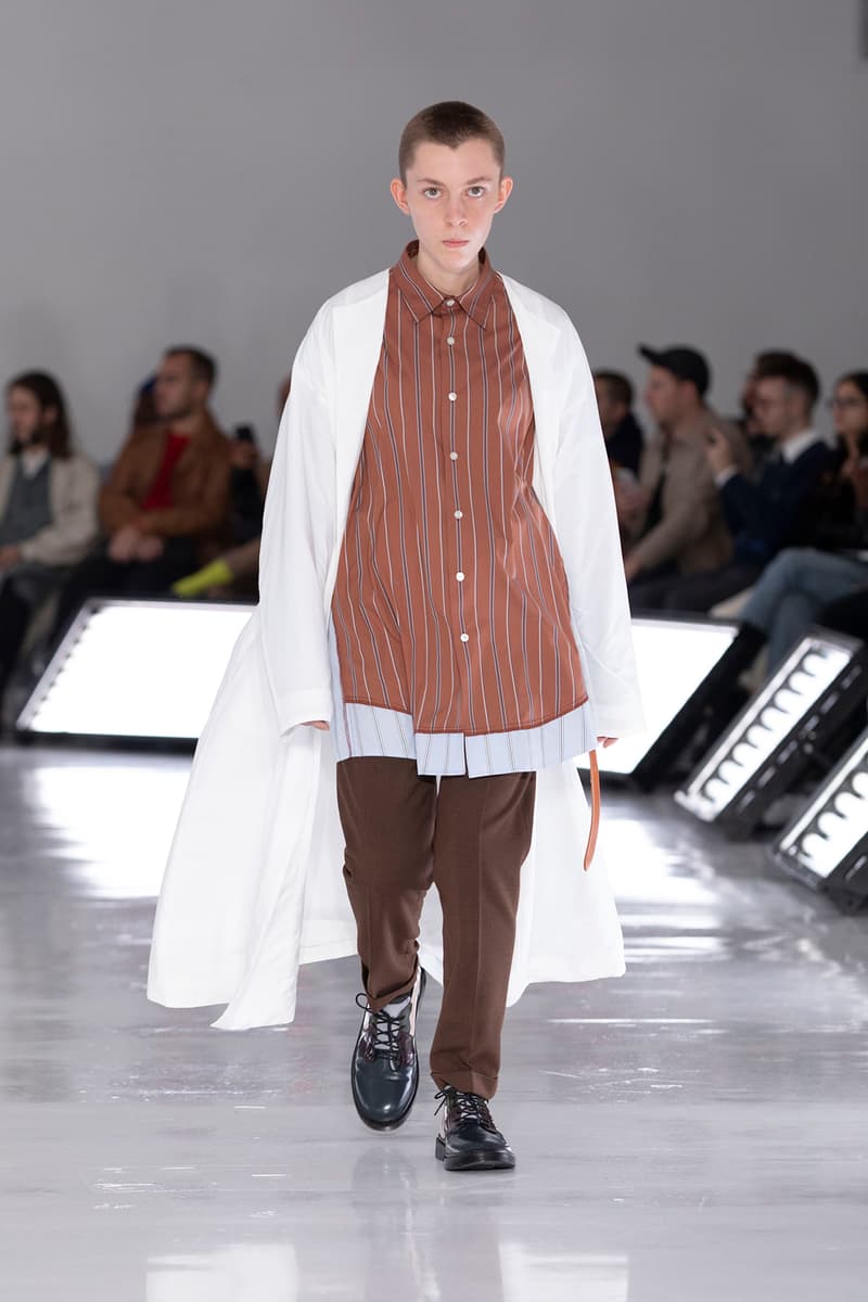 N.HOOLYWOOD Fall Winter 2019 NYFW Show Runway Mens New York Fashion Week Japanese fashion New Balance 996 Daisuke Obana outdoor 