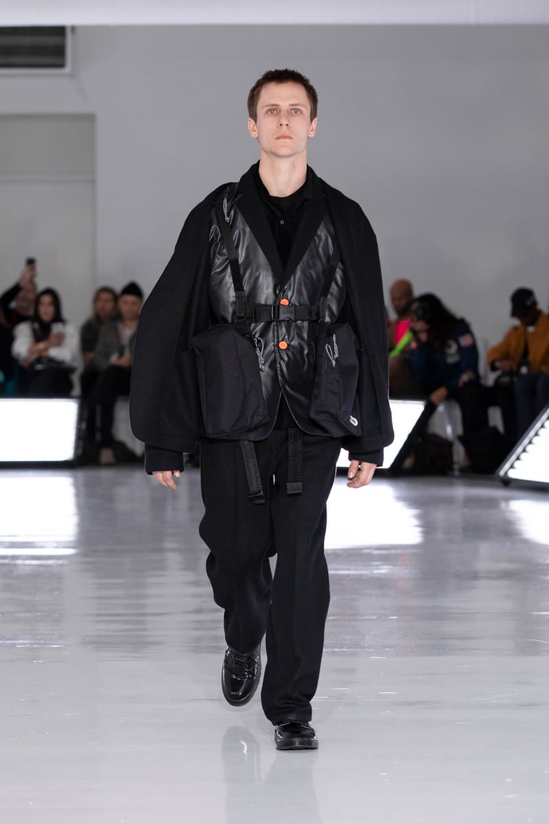 N.HOOLYWOOD Fall Winter 2019 NYFW Show Runway Mens New York Fashion Week Japanese fashion New Balance 996 Daisuke Obana outdoor 