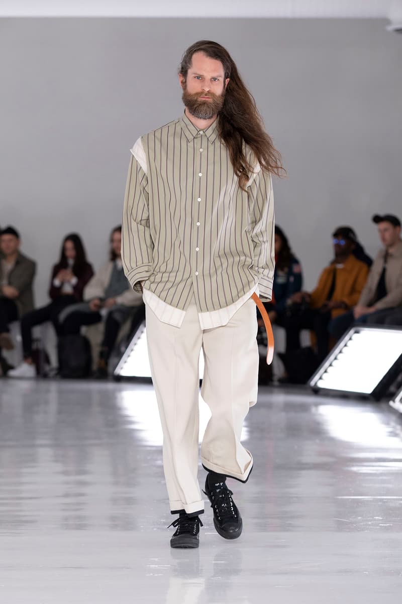 N.HOOLYWOOD Fall Winter 2019 NYFW Show Runway Mens New York Fashion Week Japanese fashion New Balance 996 Daisuke Obana outdoor 