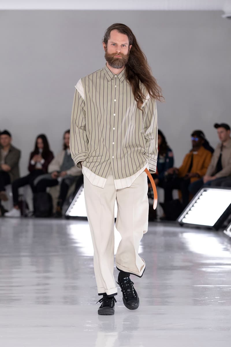 N.HOOLYWOOD Fall Winter 2019 NYFW Show Runway Mens New York Fashion Week Japanese fashion New Balance 996 Daisuke Obana outdoor