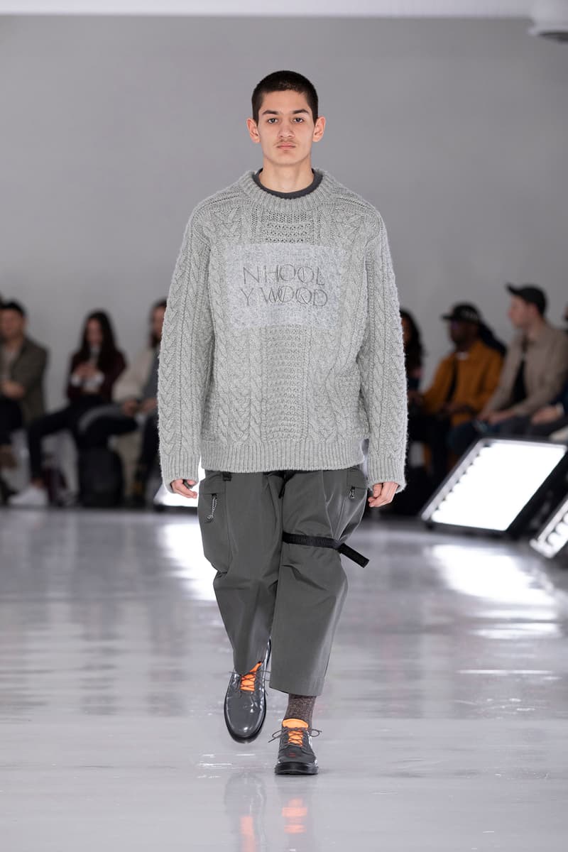 N.HOOLYWOOD Fall Winter 2019 NYFW Show Runway Mens New York Fashion Week Japanese fashion New Balance 996 Daisuke Obana outdoor 