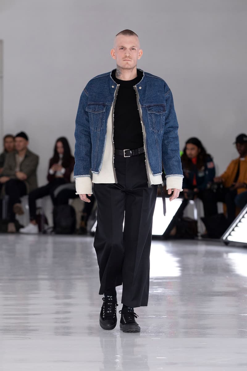 N.HOOLYWOOD Fall Winter 2019 NYFW Show Runway Mens New York Fashion Week Japanese fashion New Balance 996 Daisuke Obana outdoor 