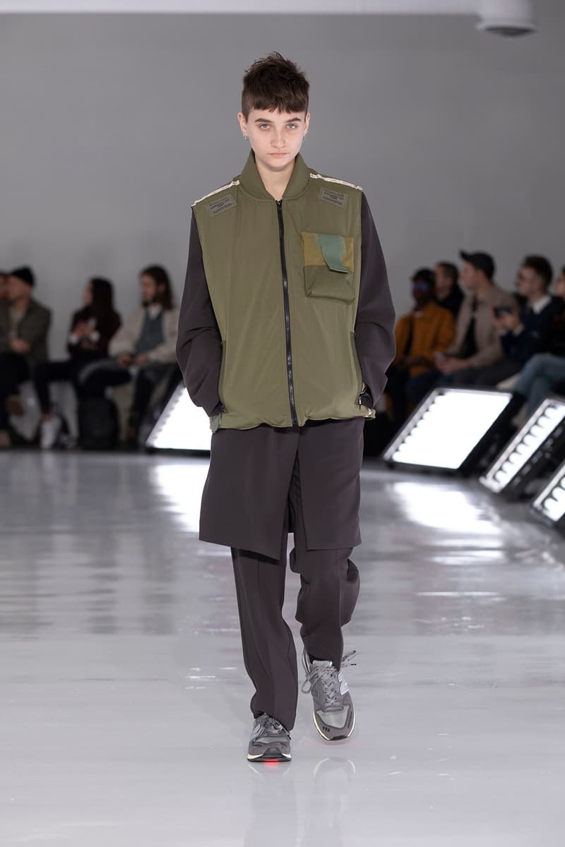 N.HOOLYWOOD Fall Winter 2019 NYFW Show Runway Mens New York Fashion Week Japanese fashion New Balance 996 Daisuke Obana outdoor