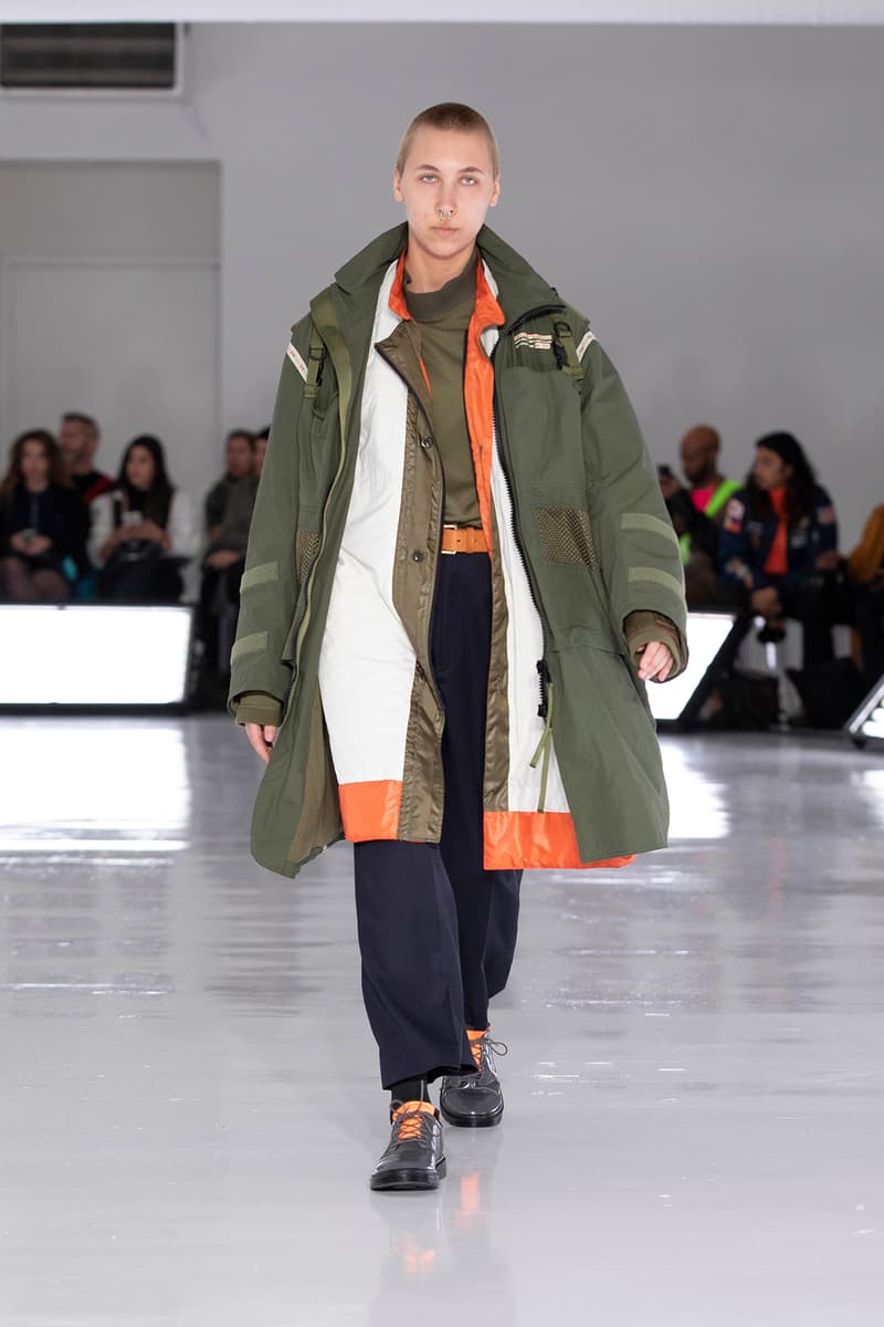 N.HOOLYWOOD Fall Winter 2019 NYFW Show Runway Mens New York Fashion Week Japanese fashion New Balance 996 Daisuke Obana outdoor 