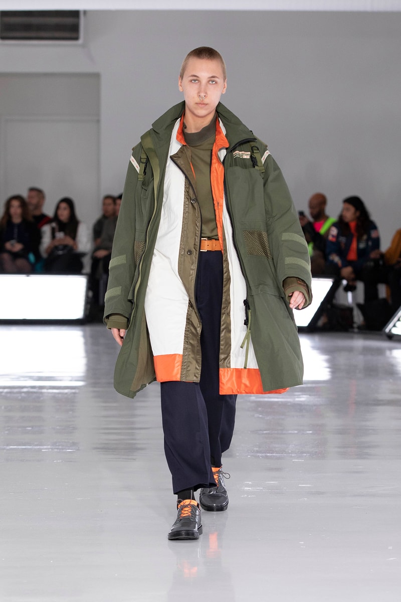N.HOOLYWOOD Fall Winter 2019 NYFW Show Runway Mens New York Fashion Week Japanese fashion New Balance 996 Daisuke Obana outdoor 