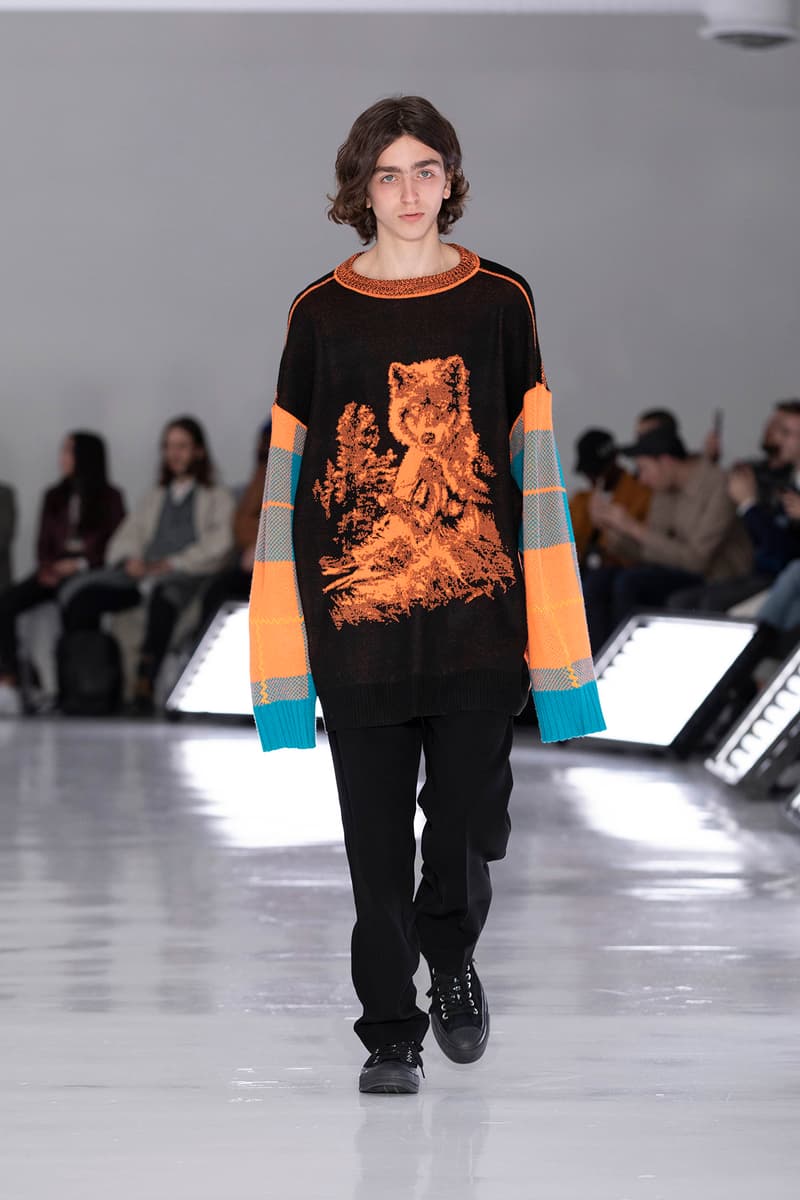 N.HOOLYWOOD Fall Winter 2019 NYFW Show Runway Mens New York Fashion Week Japanese fashion New Balance 996 Daisuke Obana outdoor 