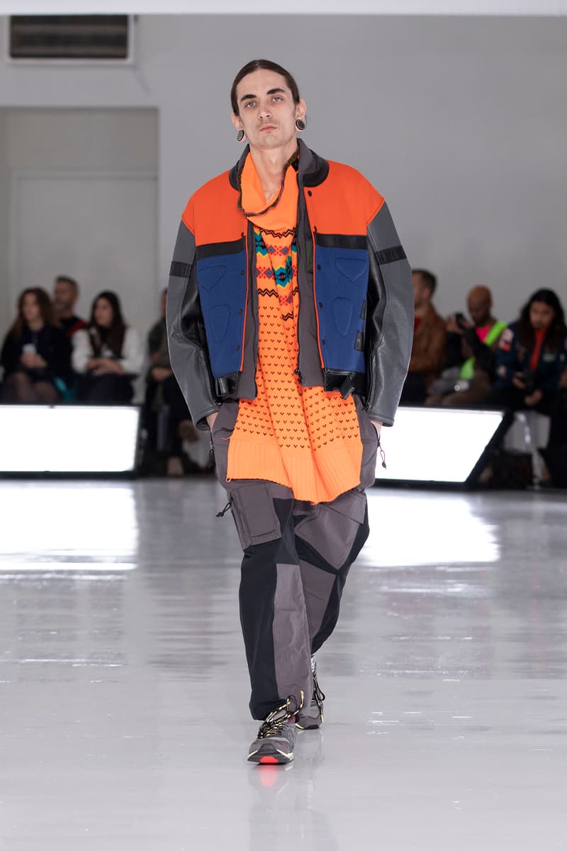 N.HOOLYWOOD Fall Winter 2019 NYFW Show Runway Mens New York Fashion Week Japanese fashion New Balance 996 Daisuke Obana outdoor 