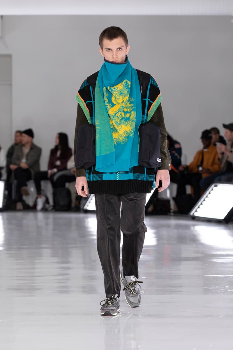 N.HOOLYWOOD Fall Winter 2019 NYFW Show Runway Mens New York Fashion Week Japanese fashion New Balance 996 Daisuke Obana outdoor 