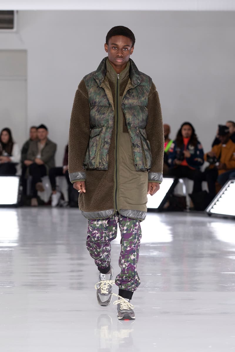 N.HOOLYWOOD Fall Winter 2019 NYFW Show Runway Mens New York Fashion Week Japanese fashion New Balance 996 Daisuke Obana outdoor