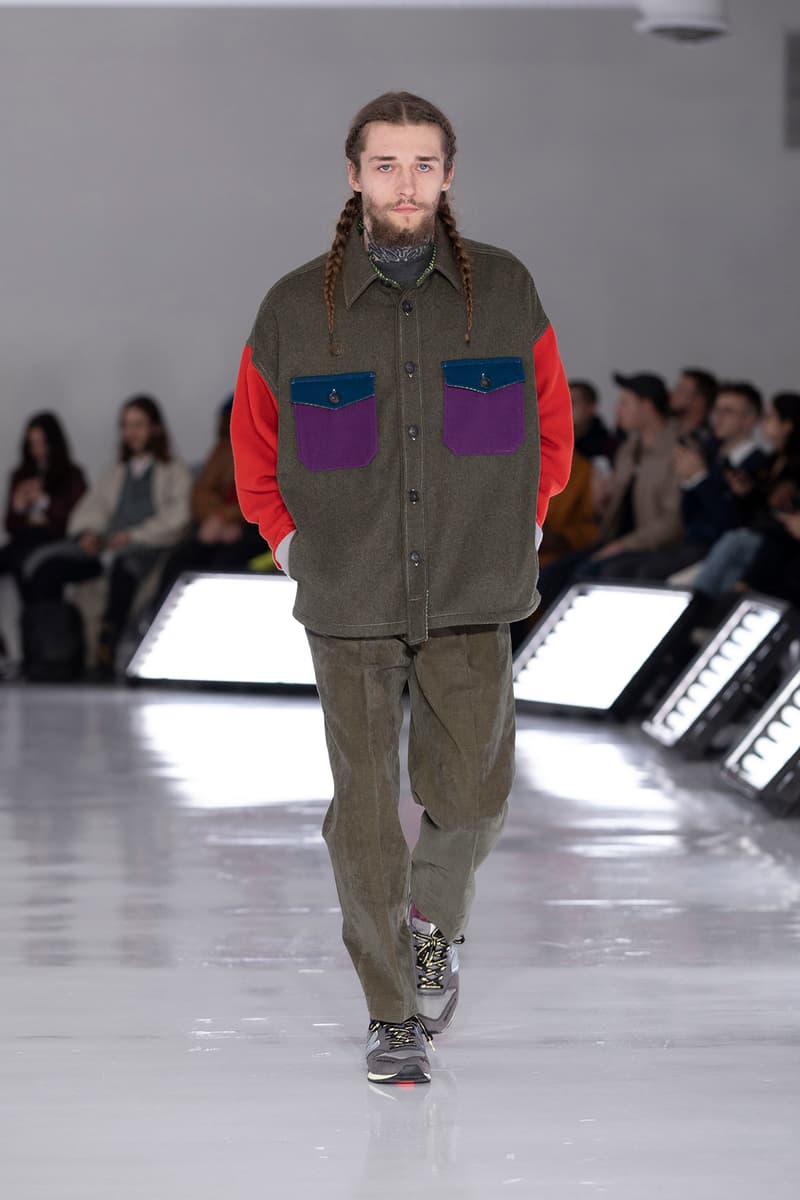 N.HOOLYWOOD Fall Winter 2019 NYFW Show Runway Mens New York Fashion Week Japanese fashion New Balance 996 Daisuke Obana outdoor 